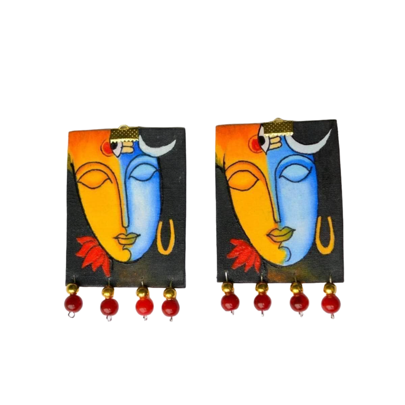 khoj city Puri Jagannath Handpainted (Earrings)