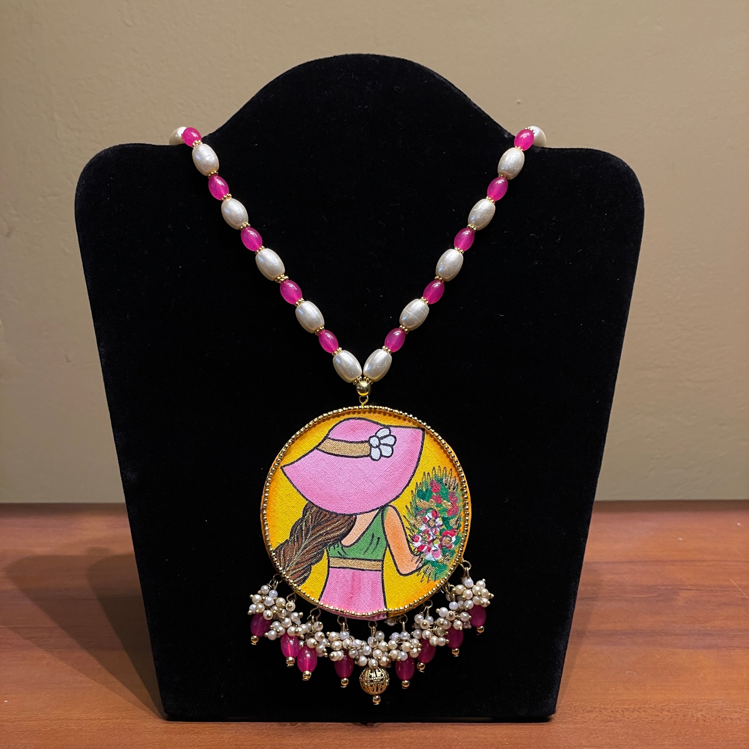 khoj city Alzena Handpainted (Necklace)