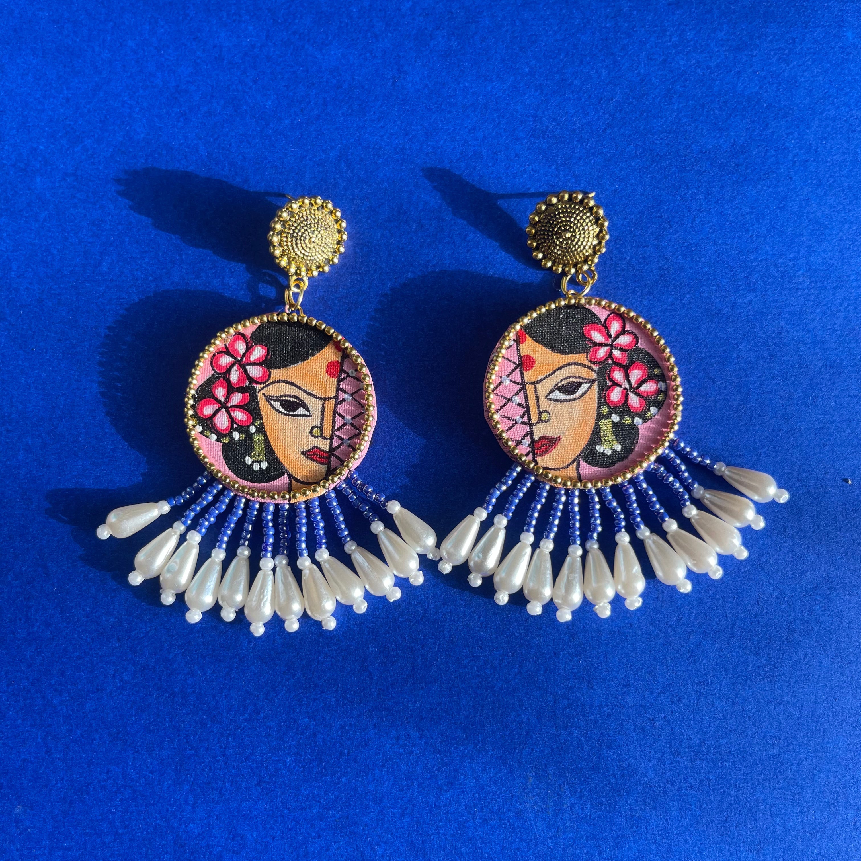 khoj city Amyah Handpainted (Earrings)