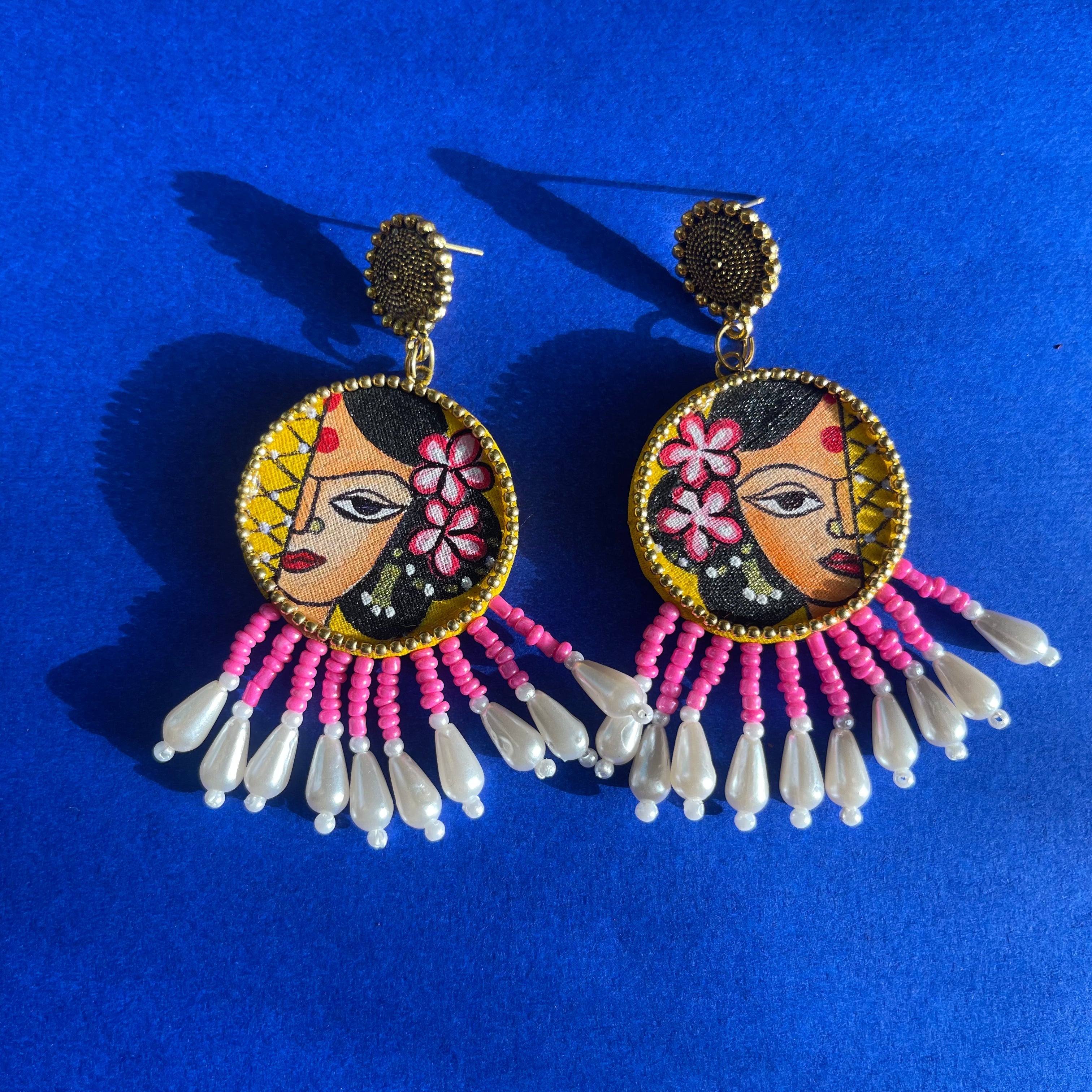 khoj city Amyah Handpainted (Earrings)