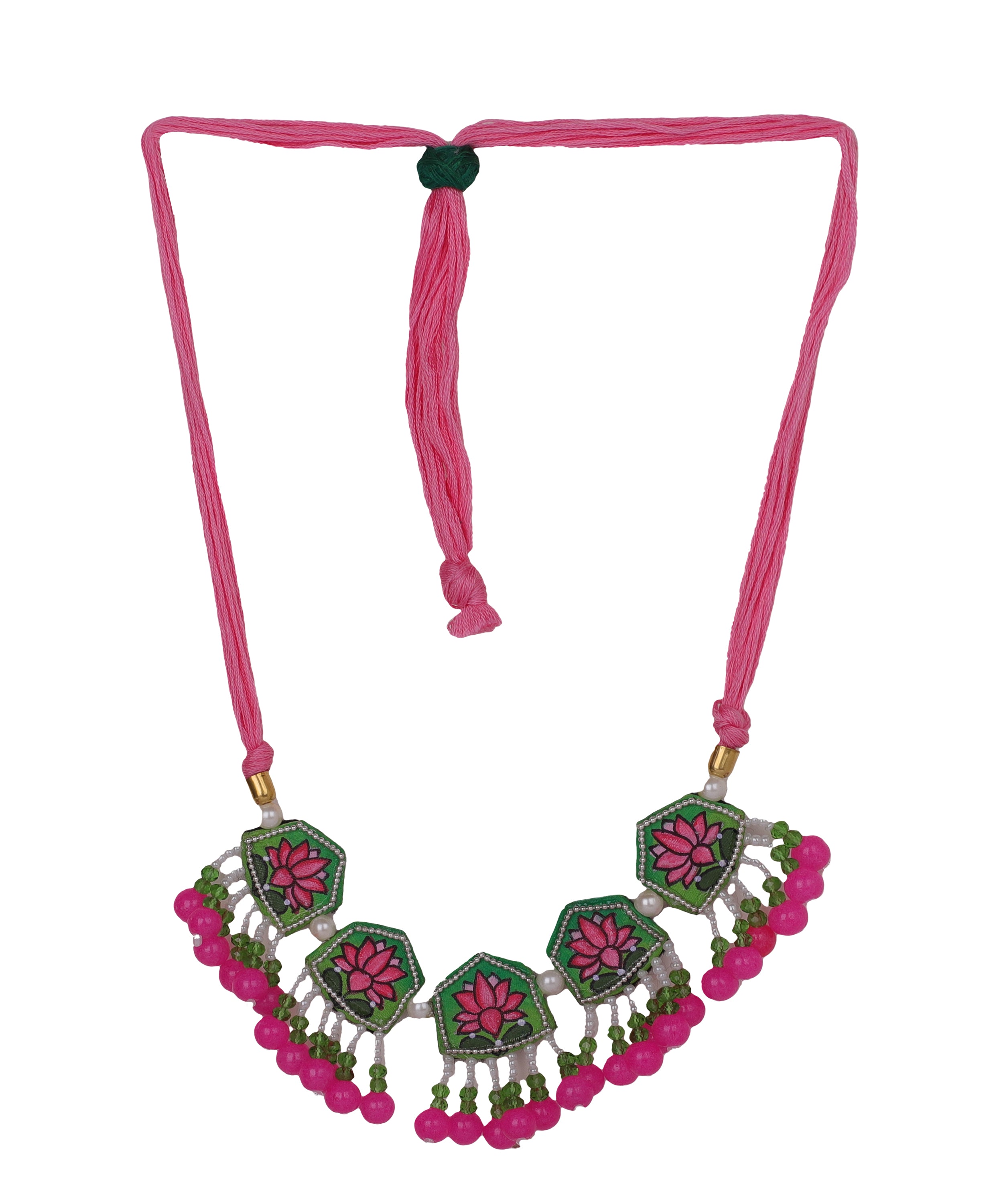 khoj city Amyra Classic Multi Color Hand Painted (Necklace/Choker set) HP-NP-174