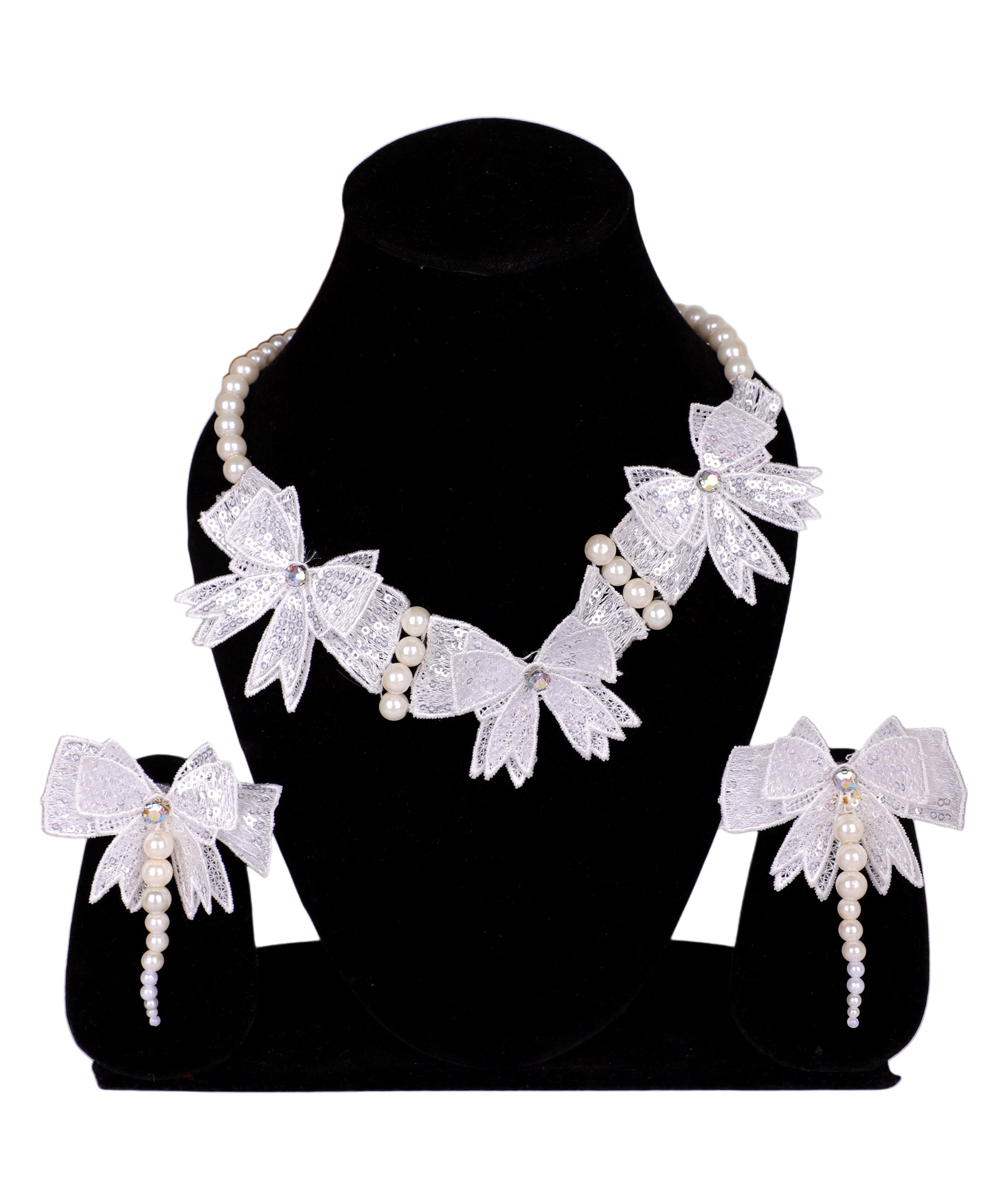 khoj city Bow Classic Handmade (Necklace Set) HM-NP-