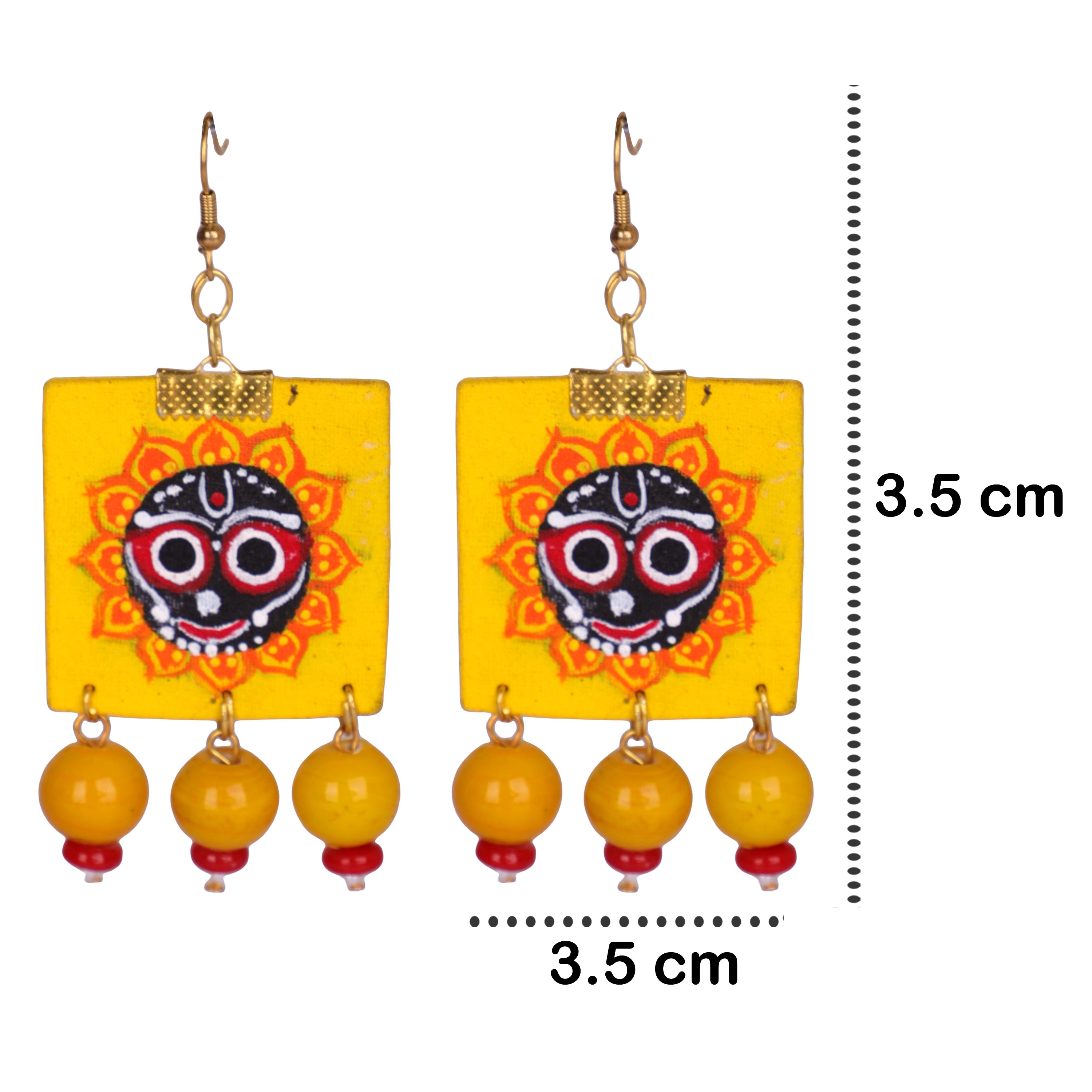 khoj city Deva Puri Jagannath Traditional Multi Color Hand Painted (Necklace Set) HP-NP-