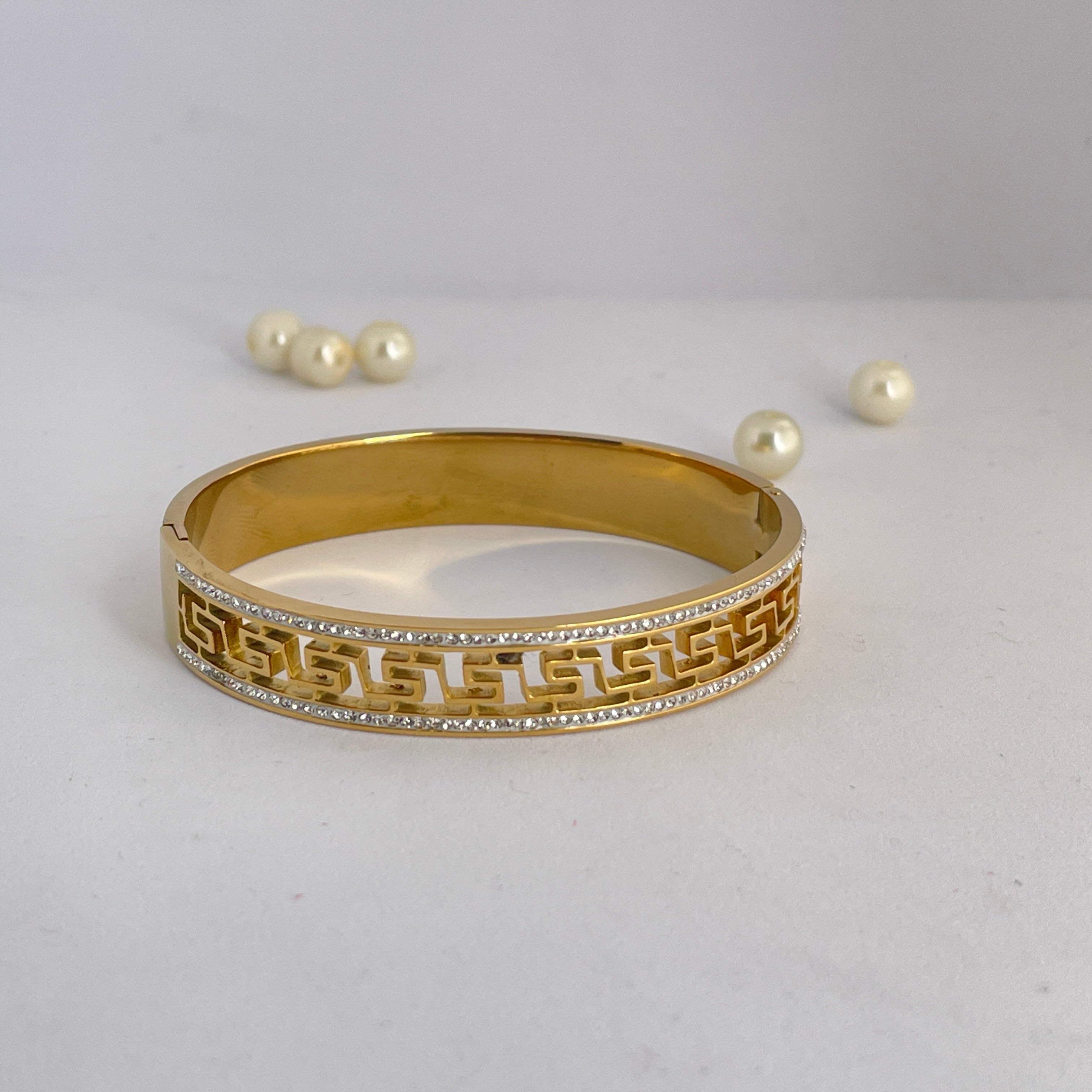 khoj city Gold Daily Wear Anti Tarnish Bracelet Jewelry Code - 063