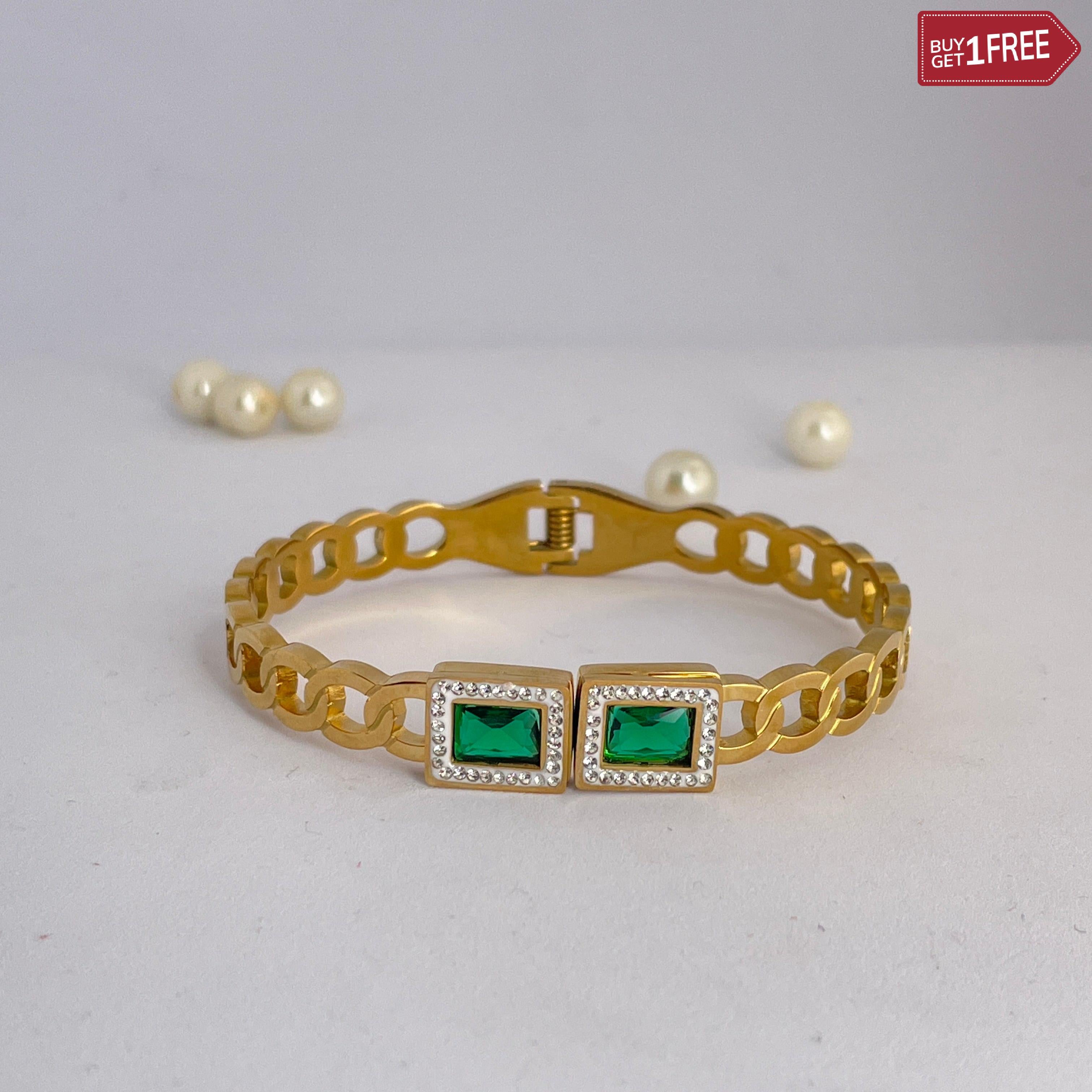 khoj city Gold Daily Wear Anti Tarnish Bracelet Jewelry Code - 181