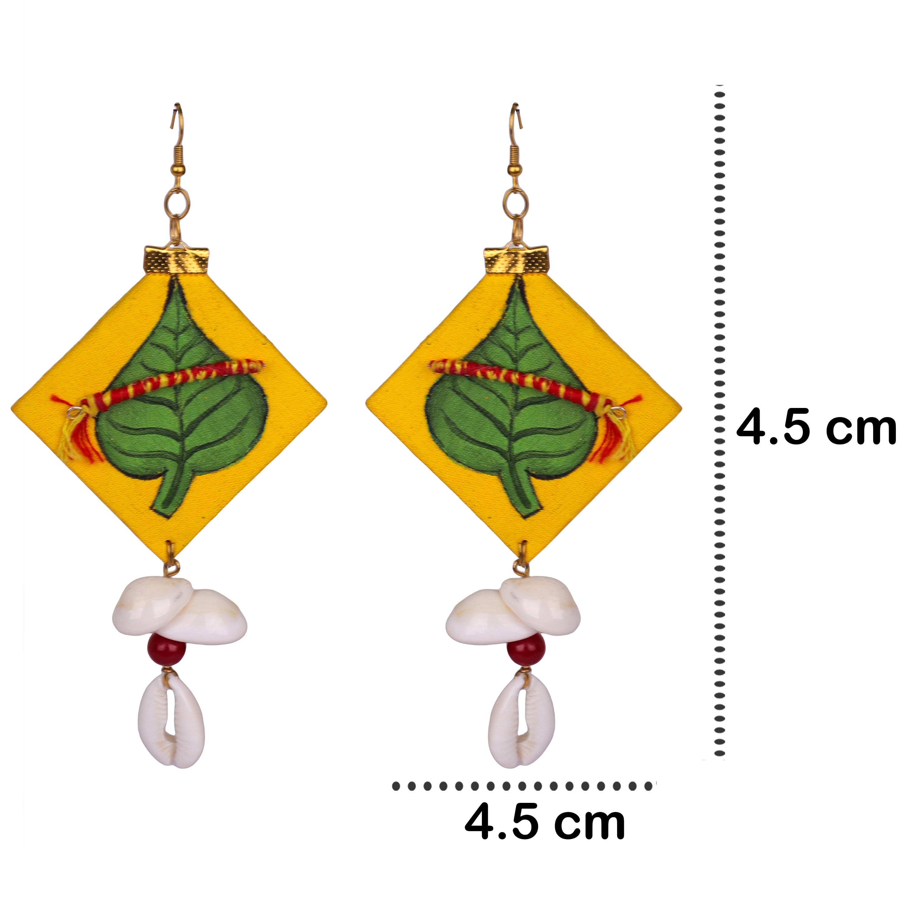 khoj city Gopala Traditional Multi Color Hand Painted Drop (Earrings) HP-ER-065