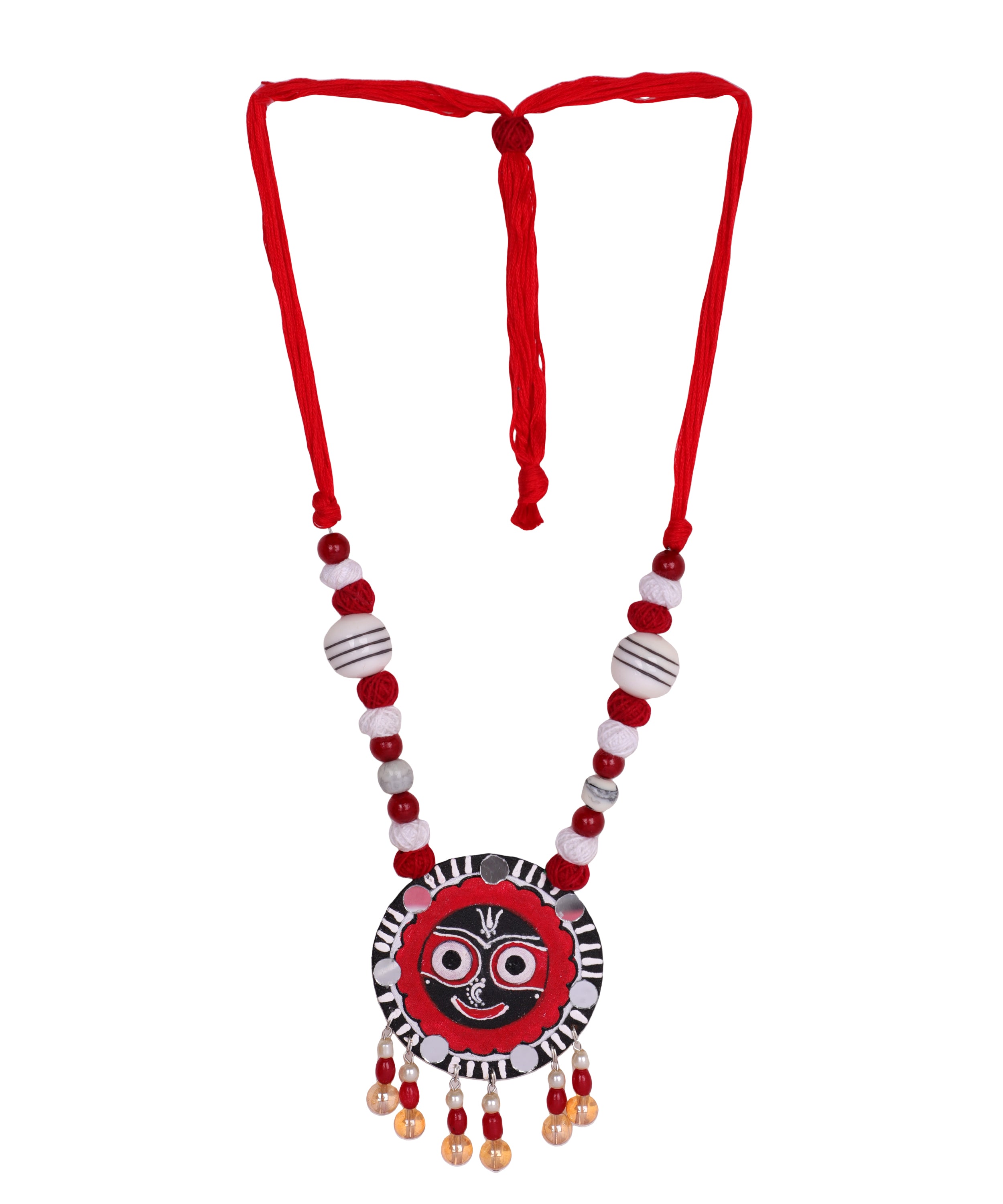 khoj city Govinda Puri Jagannath Traditional Multi Color Hand Painted (Necklace set) HP-NP-