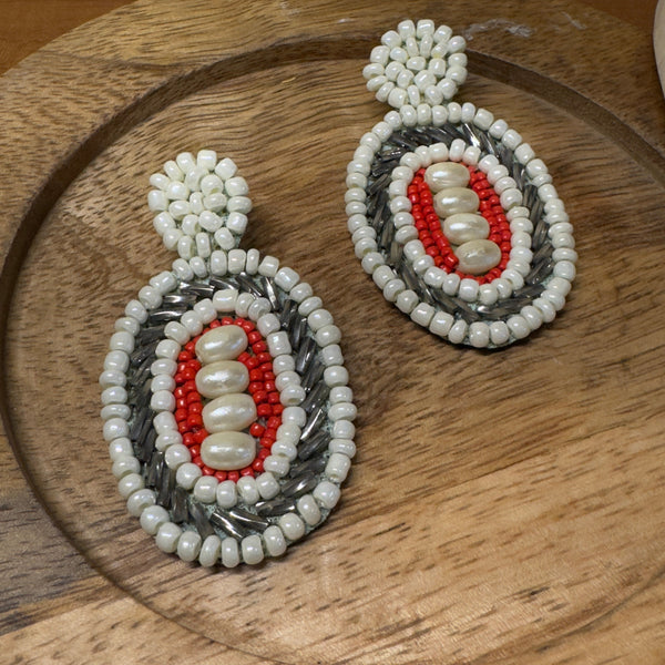 khoj city Handmade Embroidered  (Earring)  United By Craft - 122