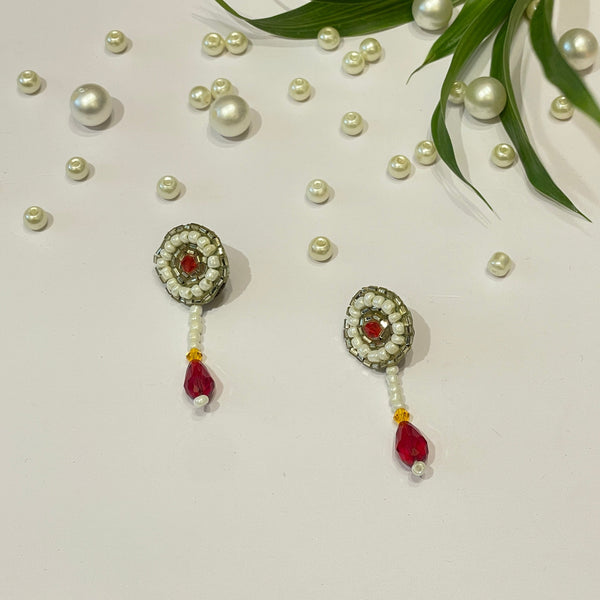 khoj city Handmade Embroidered  (Earring) UNITED BY CRAFT - 272