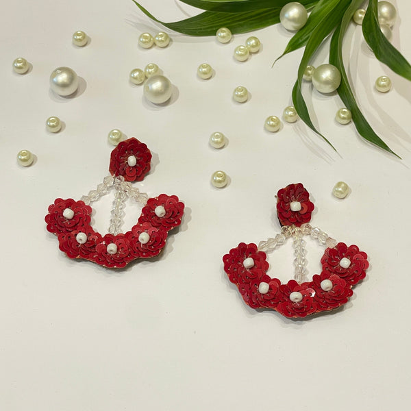 khoj city Handmade Embroidered  (Earring) UNITED BY CRAFT - 273