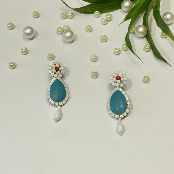 khoj city Handmade Embroidered  (Earring) UNITED BY CRAFT - 278