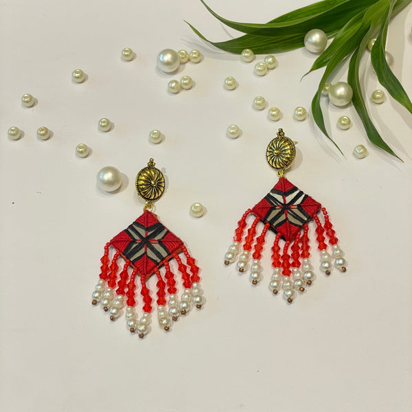 khoj city Handmade Embroidered  (Earring) UNITED BY CRAFT - 279