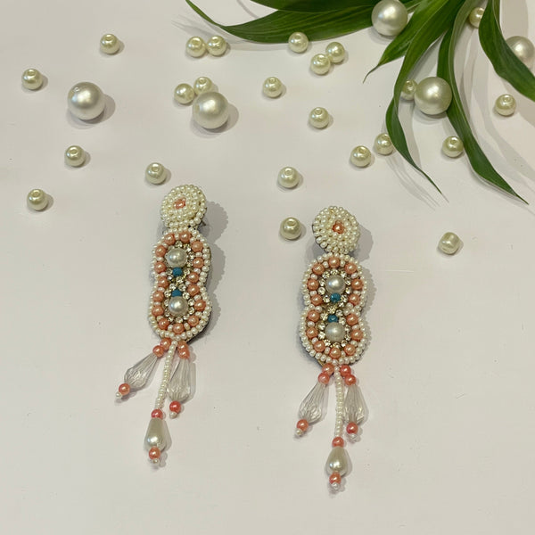 khoj city Handmade Embroidered  (Earring) UNITED BY CRAFT - 281