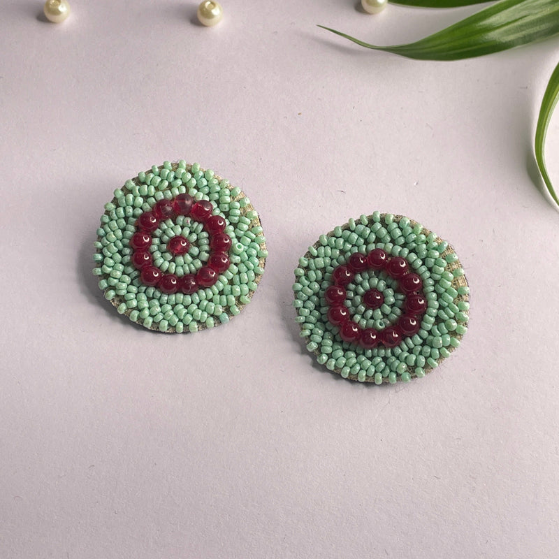 khoj city Handmade Embroidered (Earring ) United By Craft - 460