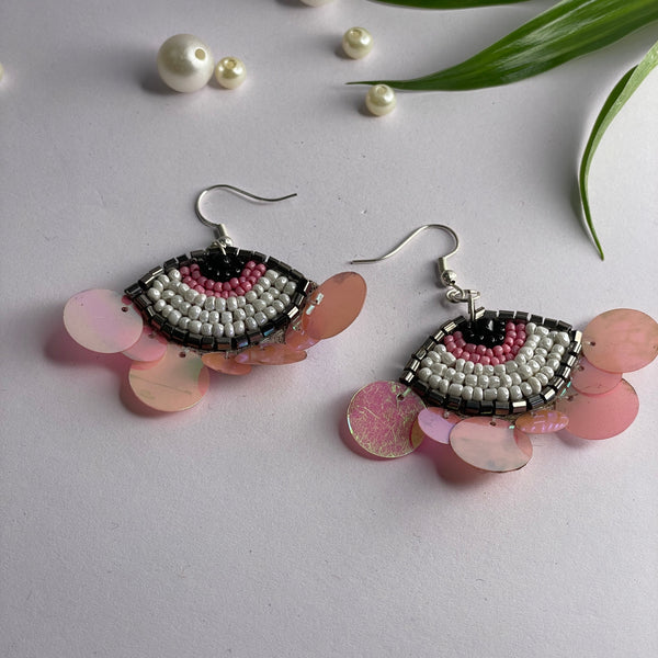 khoj city Handmade Embroidered (Earring ) United By Craft - 462