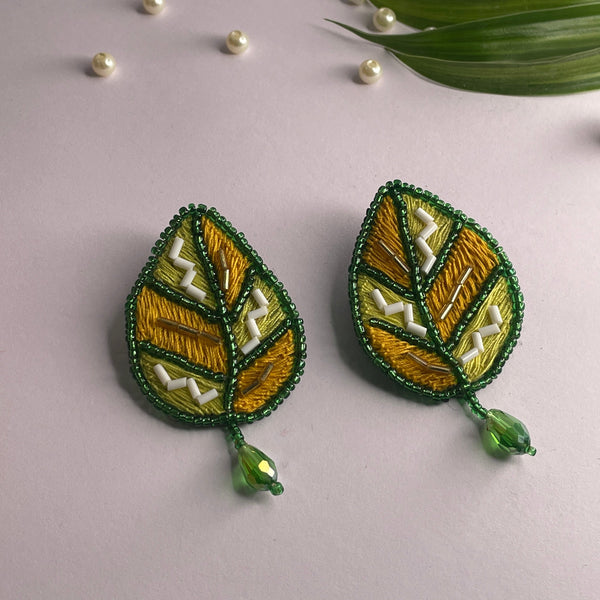 khoj city Handmade Embroidered (Earring ) United By Craft - 463