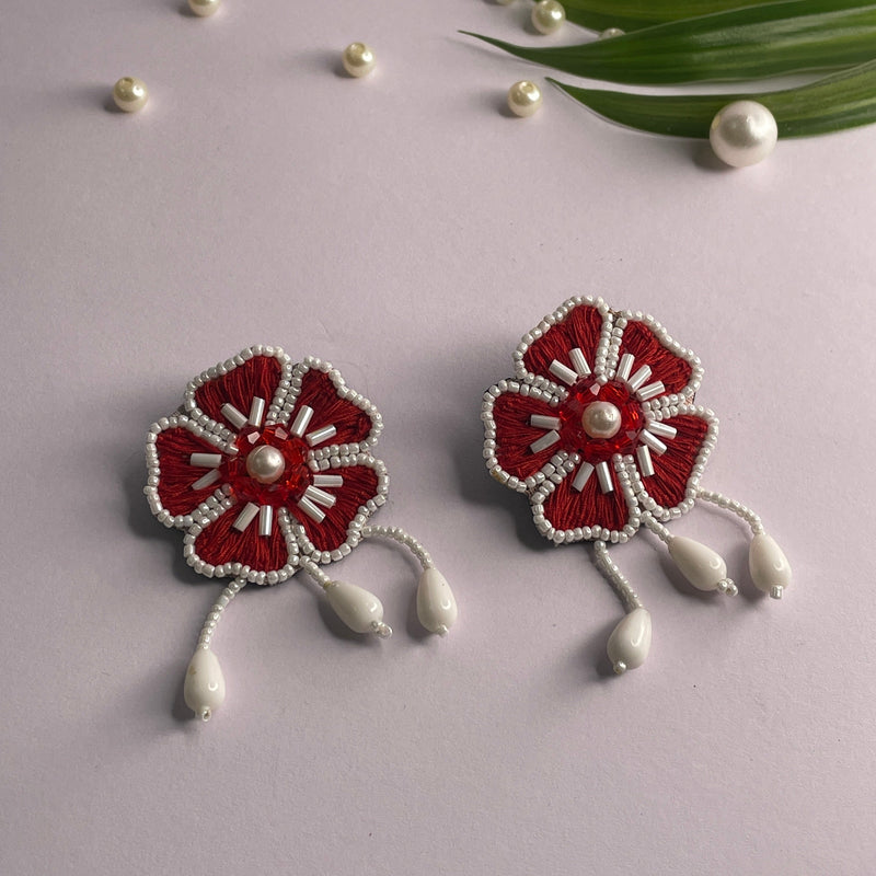 khoj city Handmade Embroidered (Earring ) United By Craft - 466