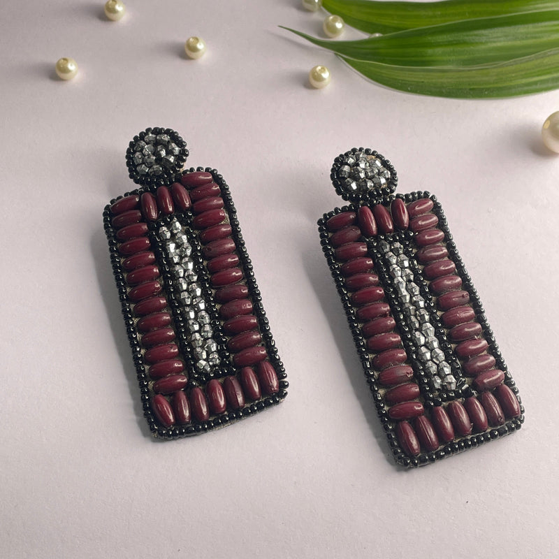 khoj city Handmade Embroidered (Earring ) United By Craft - 472