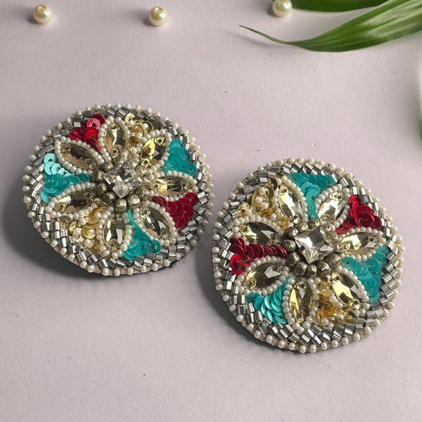 khoj city Handmade Embroidered (Earring ) United By Craft - 475