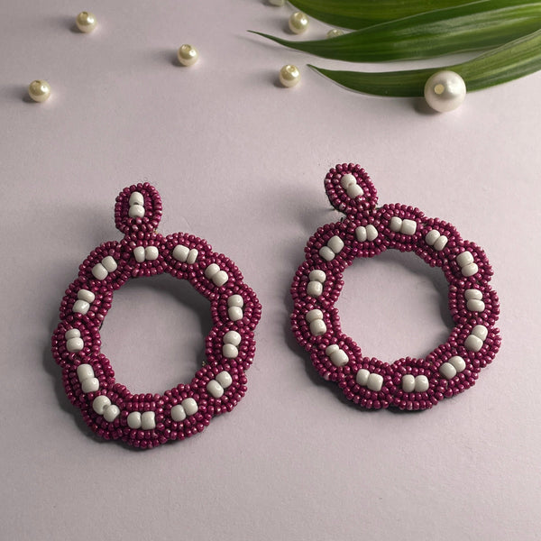 khoj city Handmade Embroidered (Earring ) United By Craft - 478