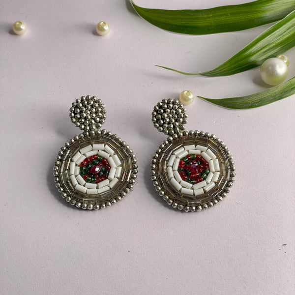 khoj city Handmade Embroidered (Earring ) United By Craft - 485