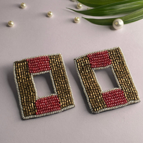 khoj city Handmade Embroidered (Earring ) United By Craft - 487