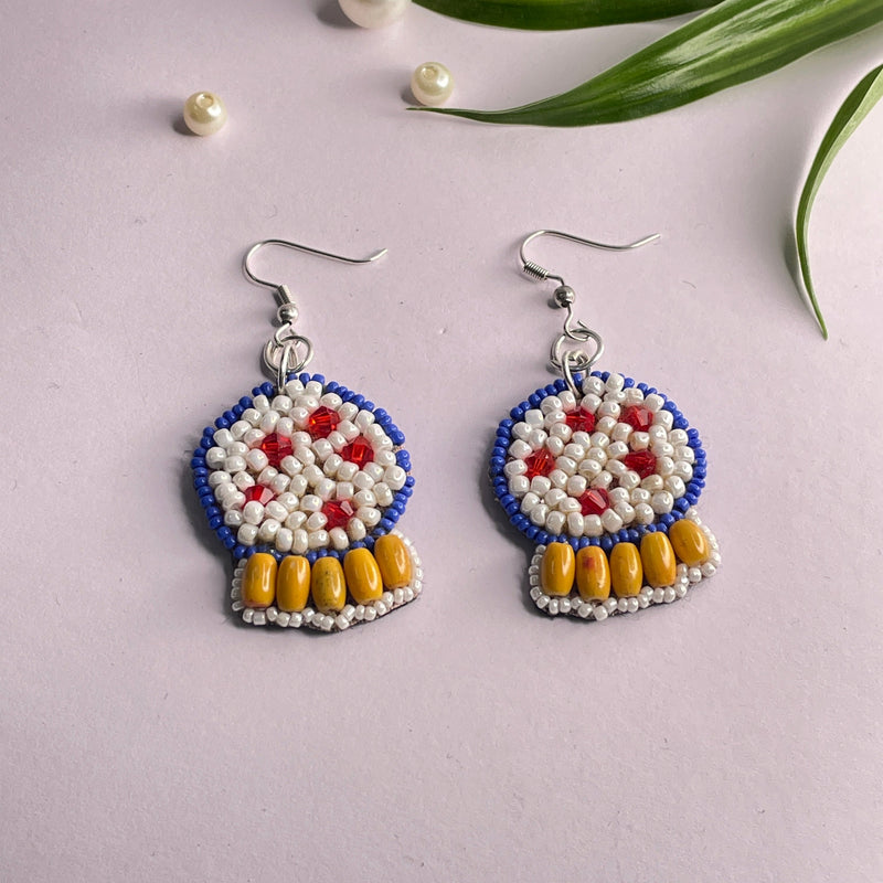 khoj city Handmade Embroidered (Earring ) United By Craft - 496