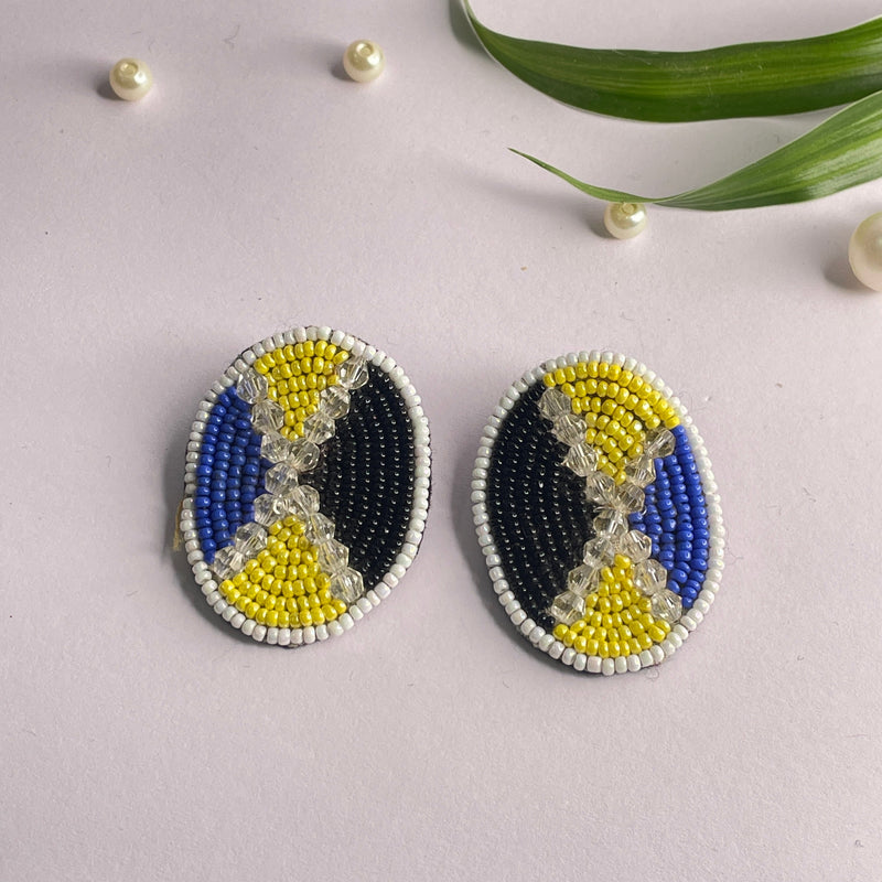 khoj city Handmade Embroidered (Earring ) United By Craft - 497