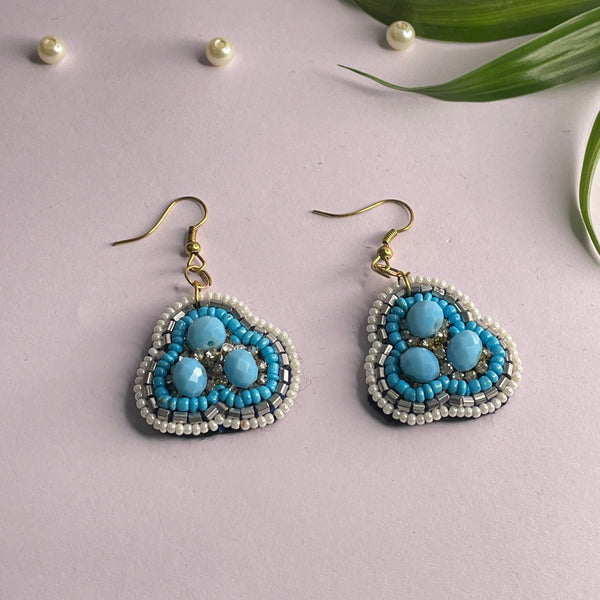 khoj city Handmade Embroidered (Earring ) United By Craft - 499