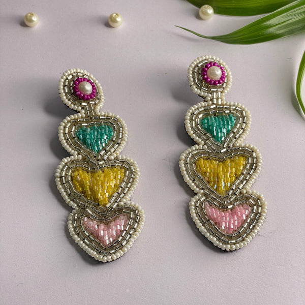 khoj city Handmade Embroidered (Earring ) United By Craft - 505