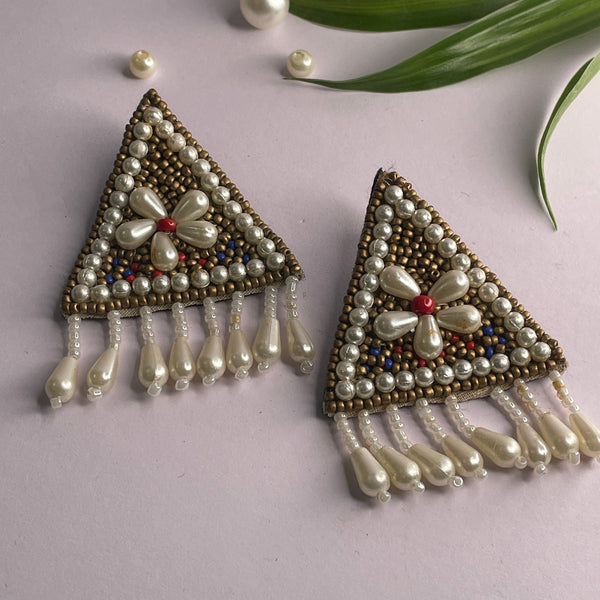 khoj city Handmade Embroidered (Earring ) United By Craft - 509