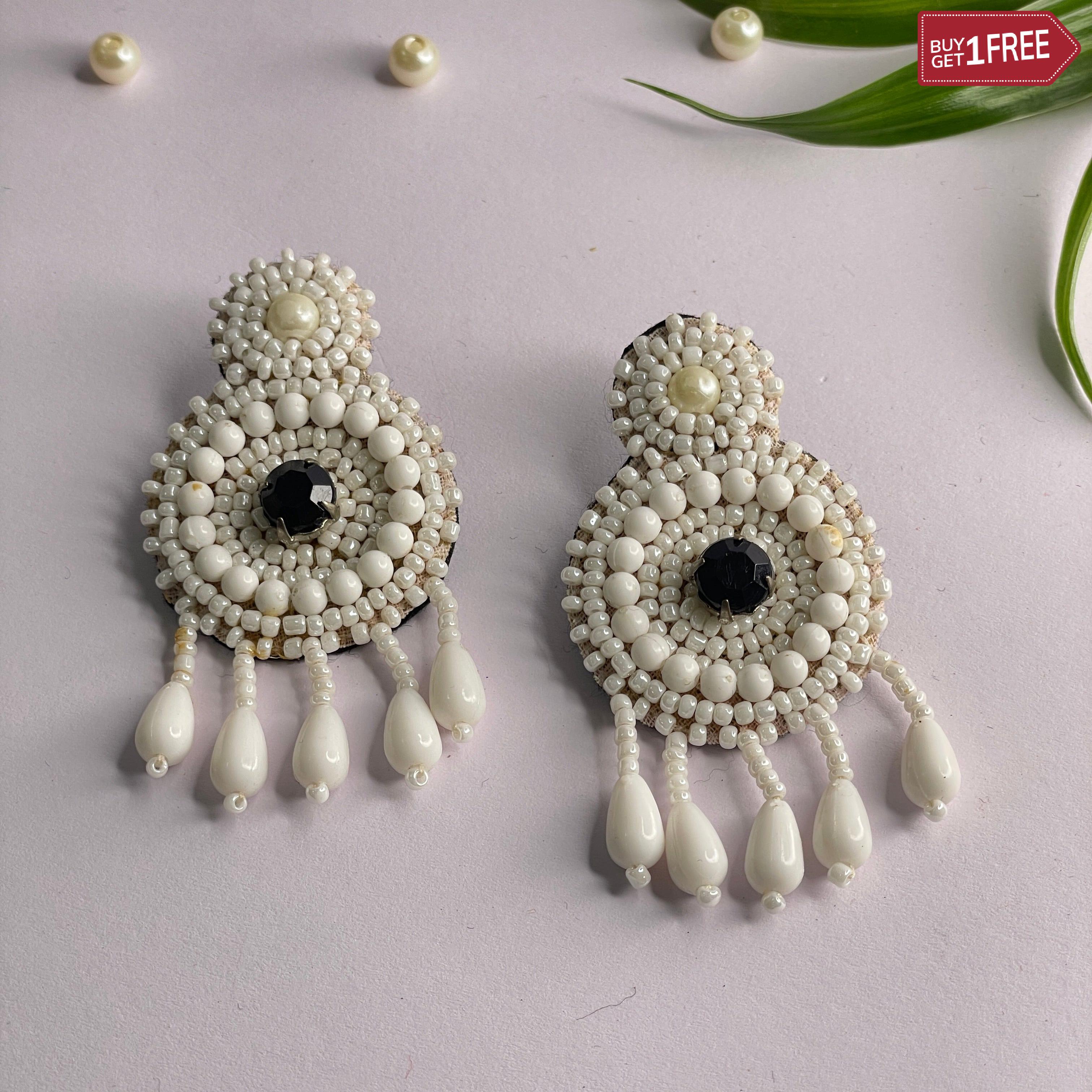 khoj city Handmade Embroidered (Earring ) United By Craft - 511