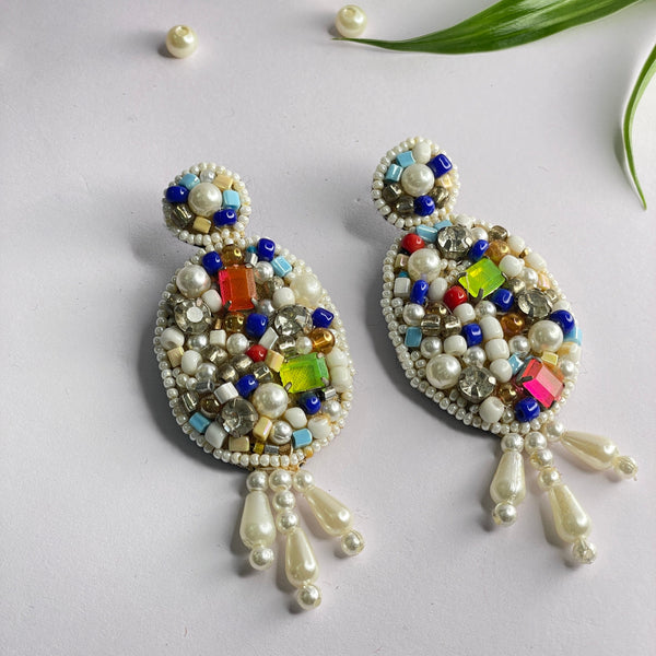 khoj city Handmade Embroidered (Earring ) United By Craft - 513