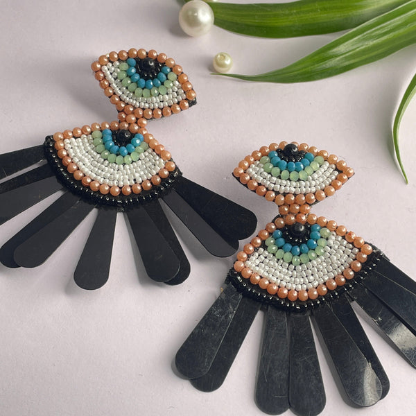 khoj city Handmade Embroidered (Earring ) United By Craft - 515