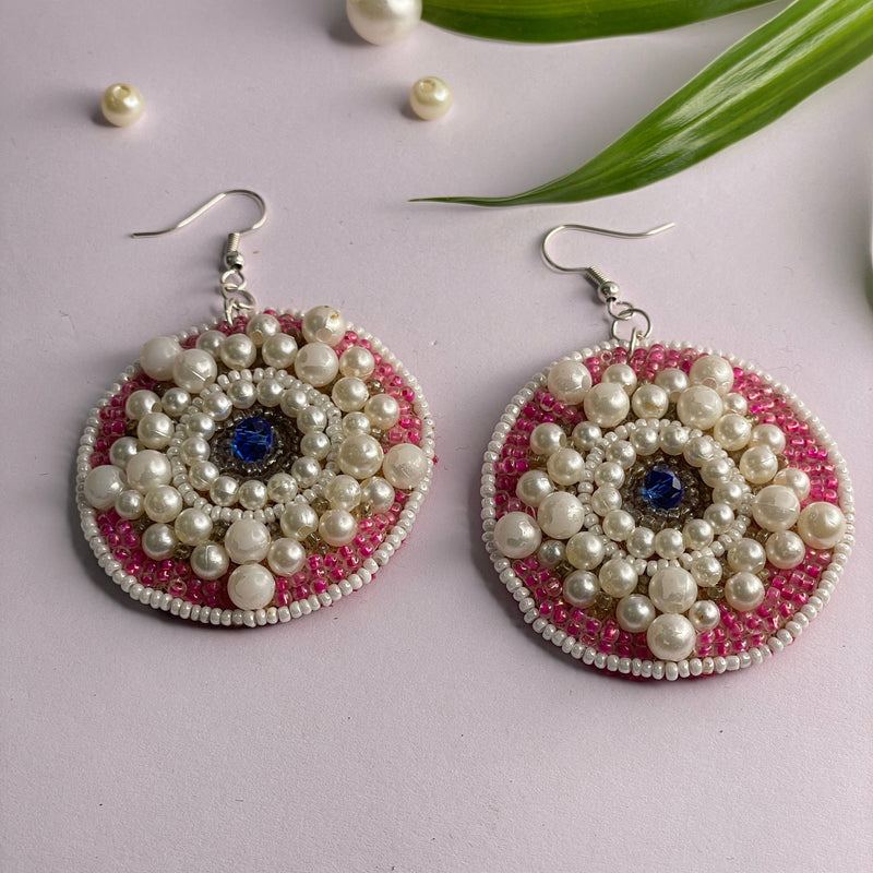 khoj city Handmade Embroidered (Earring ) United By Craft - 527