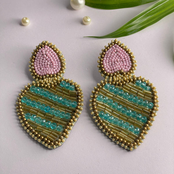 khoj city Handmade Embroidered (Earring ) United By Craft - 531