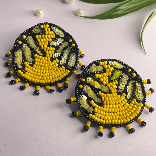 khoj city Handmade Embroidered (Earring ) United By Craft - 532