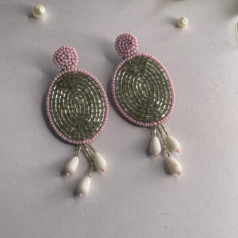 khoj city Handmade Embroidered (Earring ) United By Craft - 539