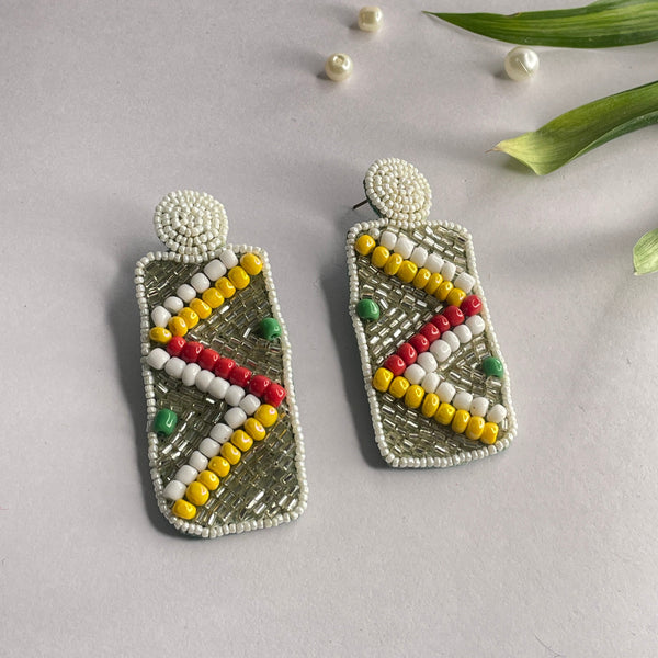 khoj city Handmade Embroidered (Earring ) United By Craft - 543