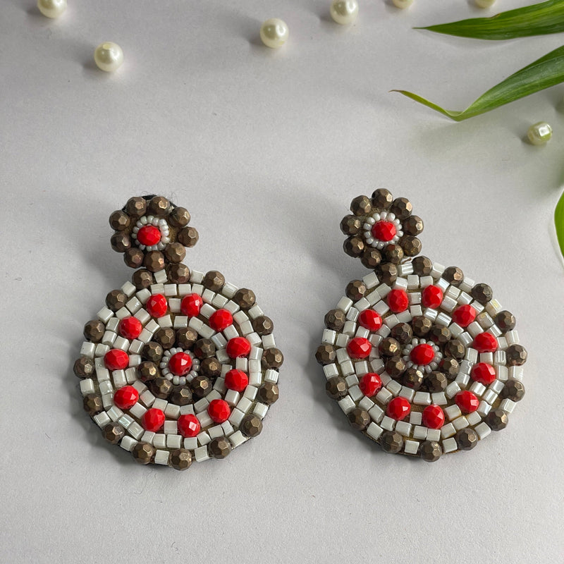 khoj city Handmade Embroidered (Earring ) United By Craft - 545