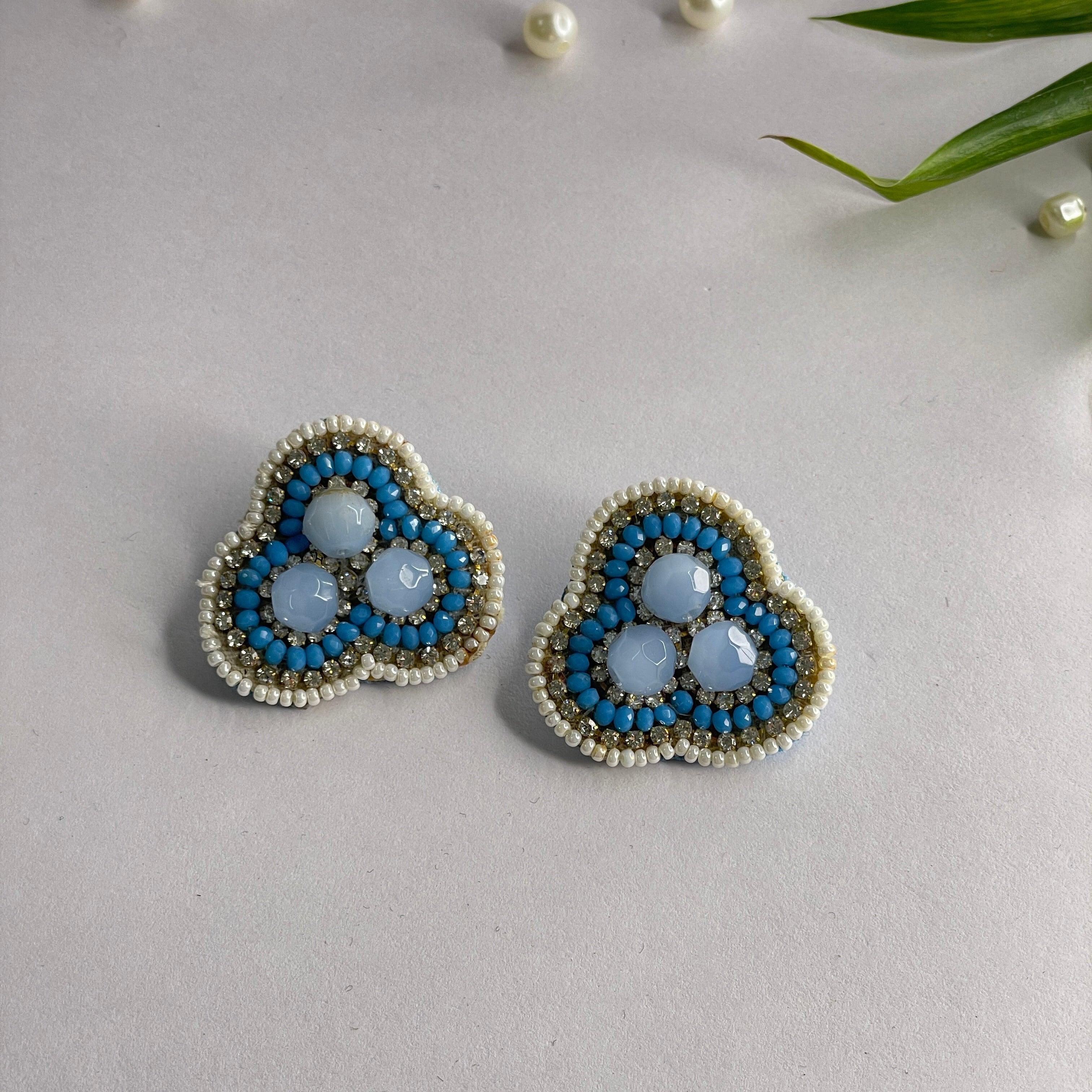 khoj city Handmade Embroidered (Earring ) United By Craft - 552