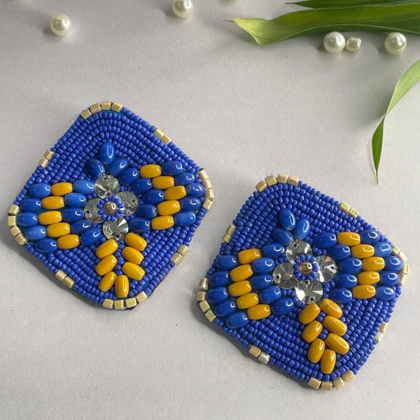 khoj city Handmade Embroidered (Earring ) United By Craft - 553