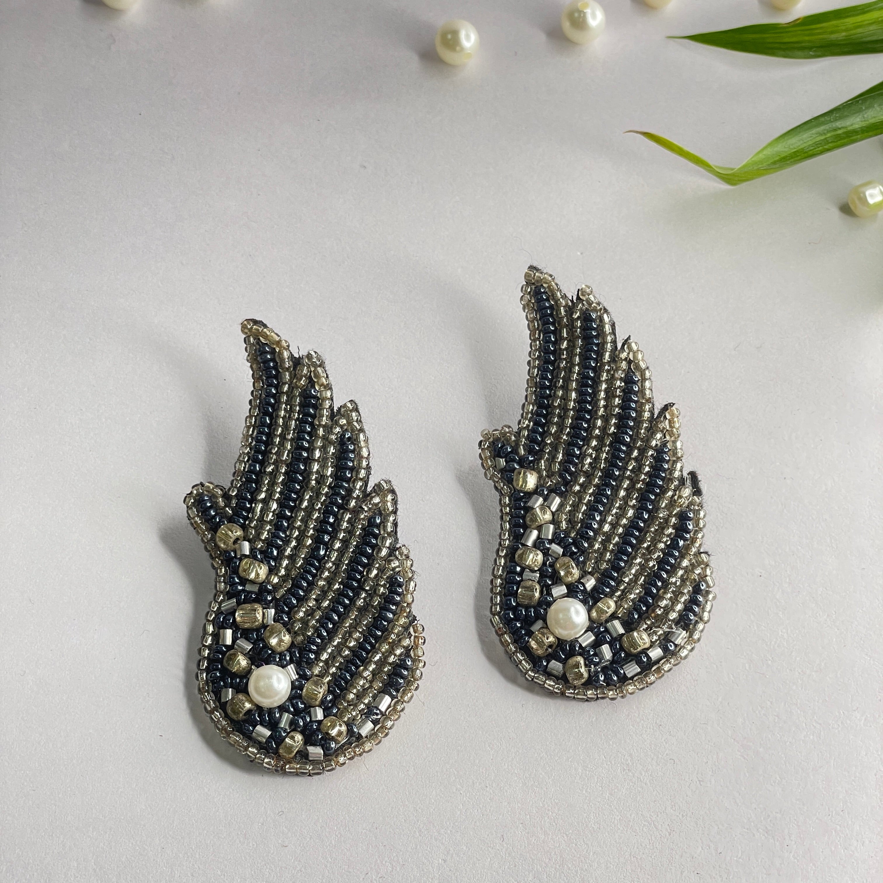 khoj city Handmade Embroidered (Earring ) United By Craft - 556