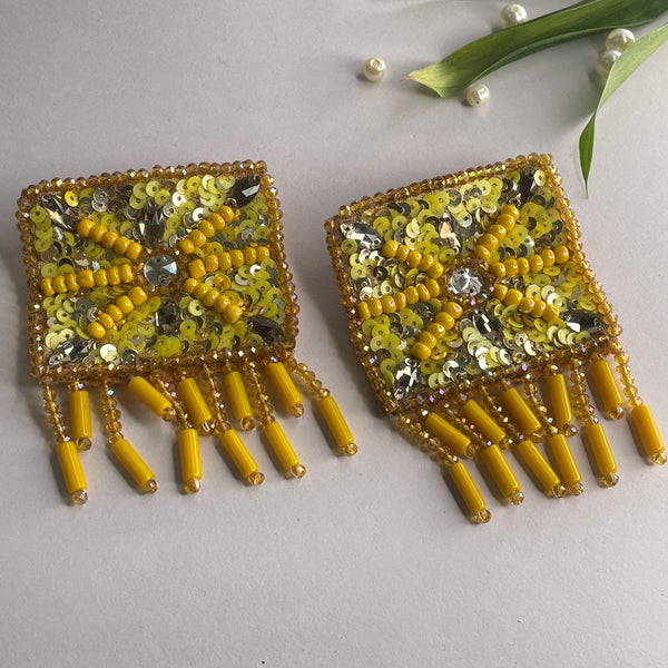 khoj city Handmade Embroidered (Earring ) United By Craft - 557