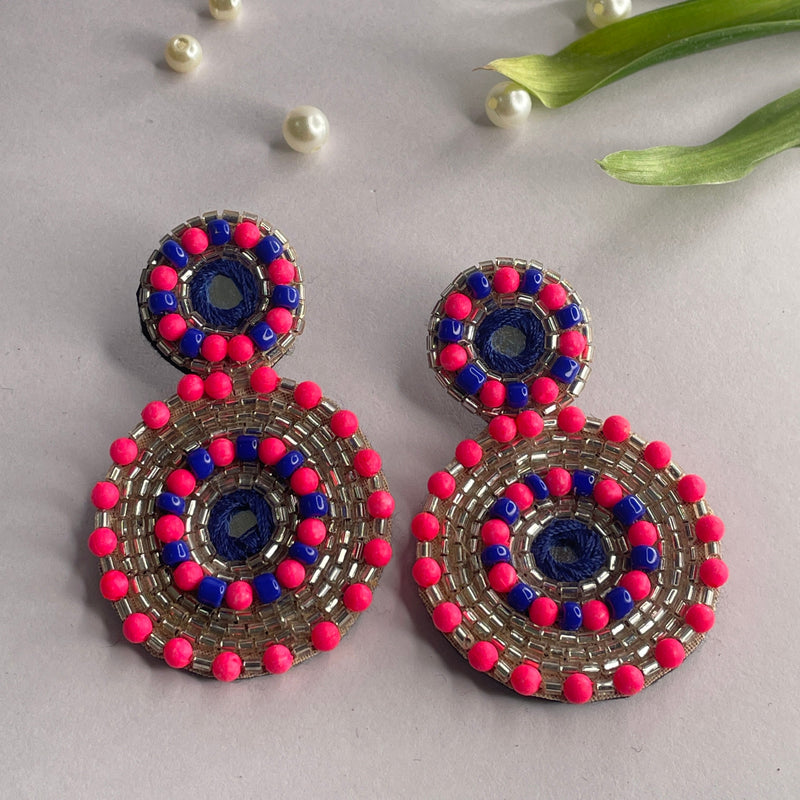 khoj city Handmade Embroidered (Earring ) United By Craft - 570