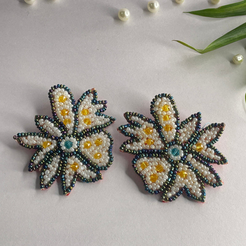 khoj city Handmade Embroidered (Earring ) United By Craft - 575