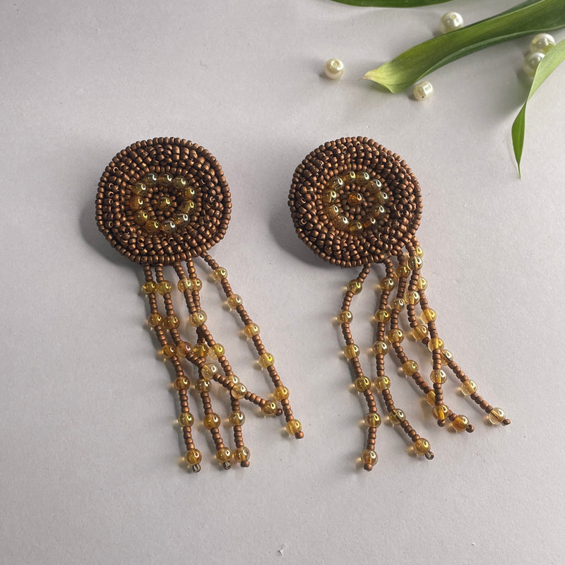 khoj city Handmade Embroidered (Earring ) United By Craft - 579