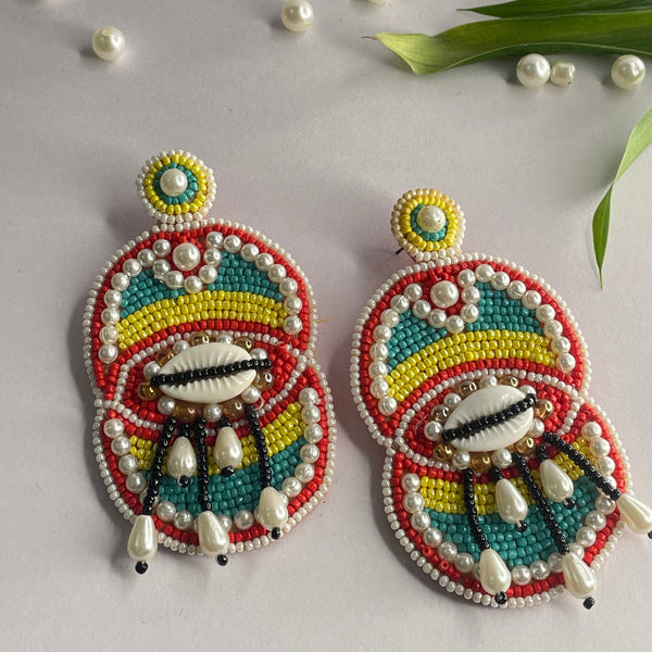 khoj city Handmade Embroidered (Earring ) United By Craft - 580