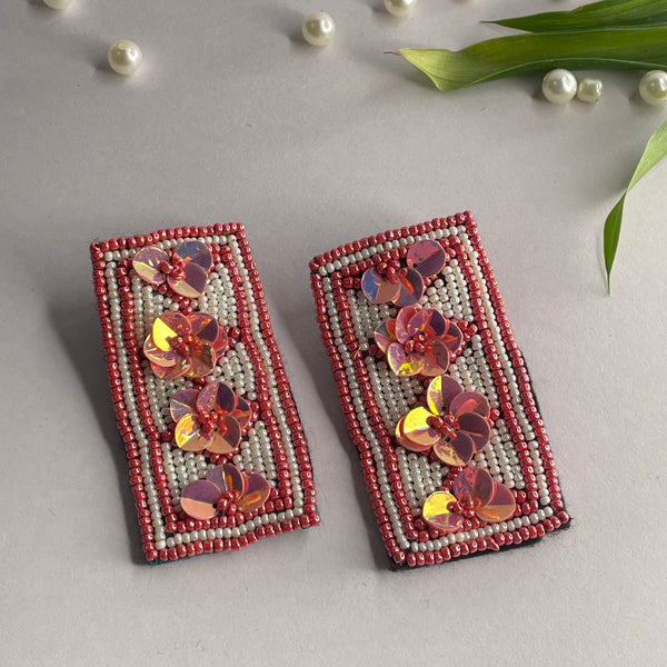 khoj city Handmade Embroidered (Earring ) United By Craft - 581