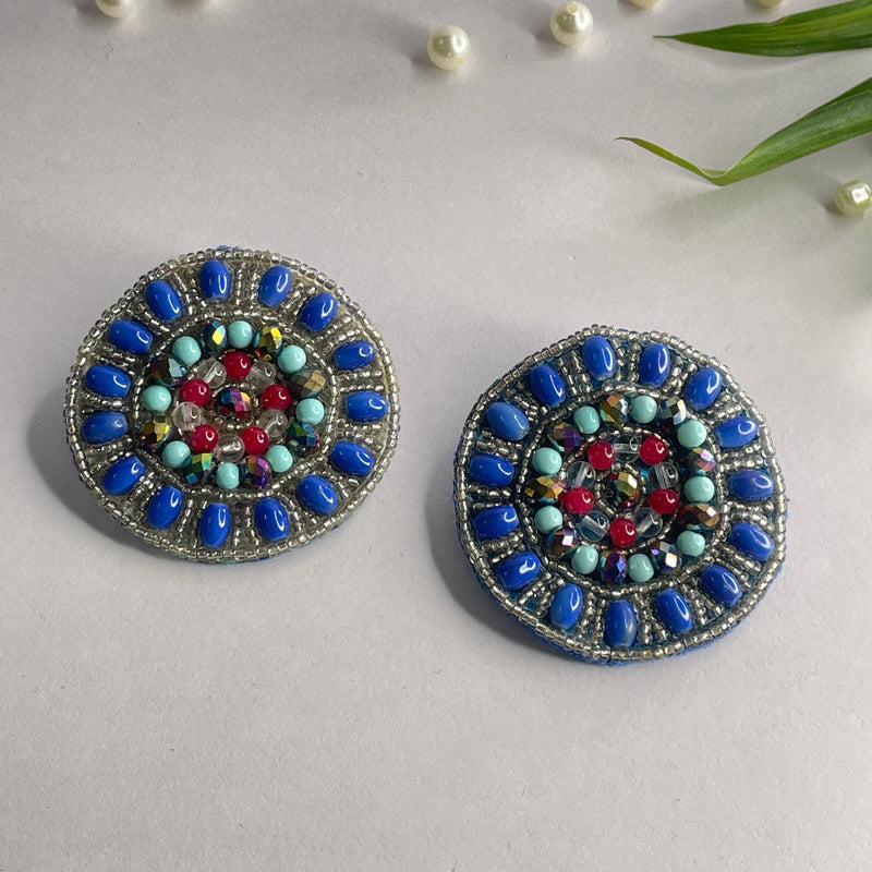 khoj city Handmade Embroidered (Earring ) United By Craft - 587